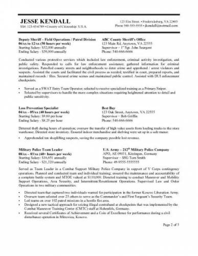Federal Resume Example 2016 | Resume 2016
