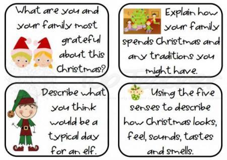 Christmas writing task cards | Top Teacher - Innovative and