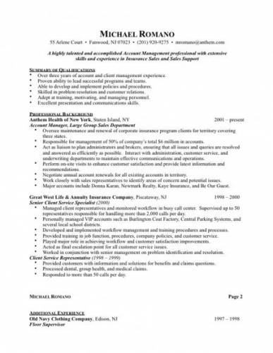 ... Sales Representative Resume Sample | Resume Writing Service