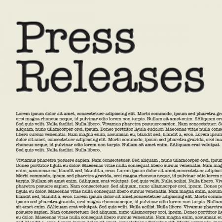 press release artwork