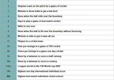 Writing number poems about cricket | 1.6 Writing number poems